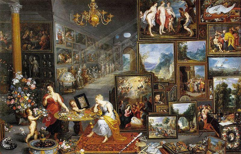 Jan Brueghel The Elder Allegory of Sight and Smell oil painting image
